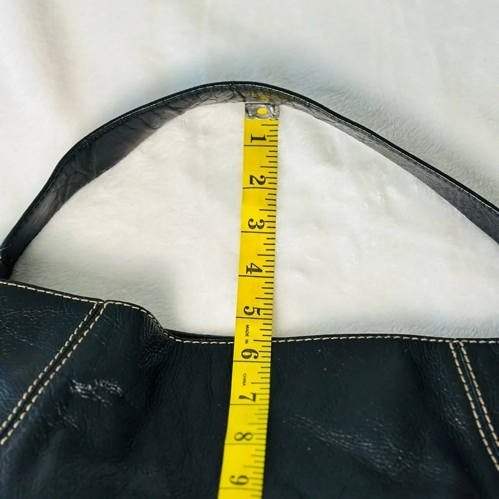 Michael Kors Black Leather Shoulder Bag